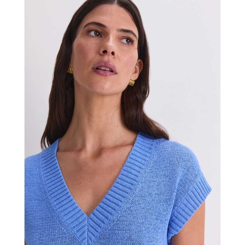 Sportscraft Josie Tape Yarn V Neck image number 2